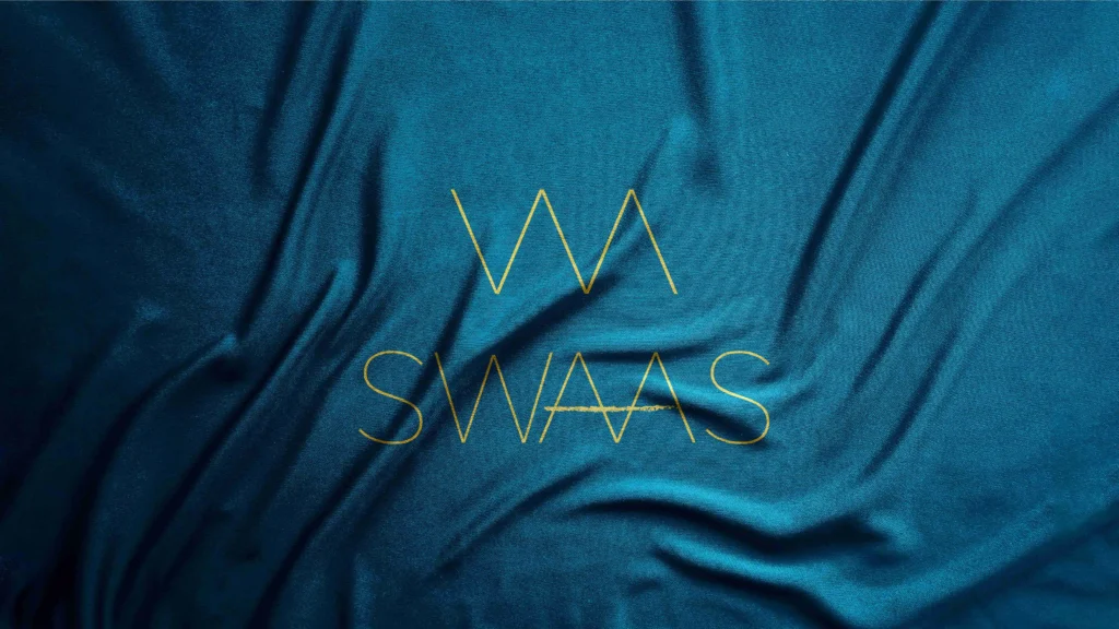 swaas presentation-01 min comp Swaas logo featuring organic, nature-inspired elements.