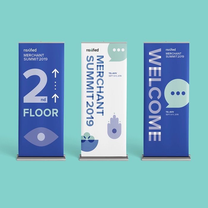 Standee Design for Traditional Branding Kit pages