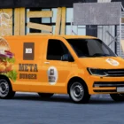 Meta Burger Innovative Brand Identity