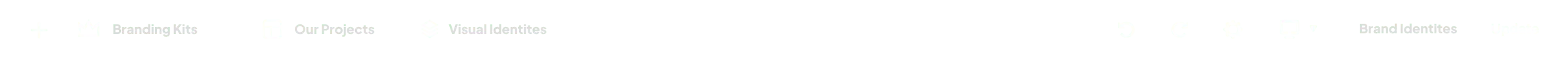 Landing Toolbar