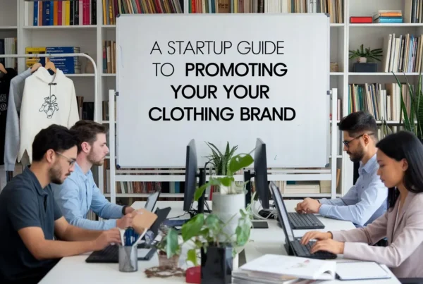 A Photo Of A Startup Office With A Few People Work for blog Promoting Your Clothing Brand