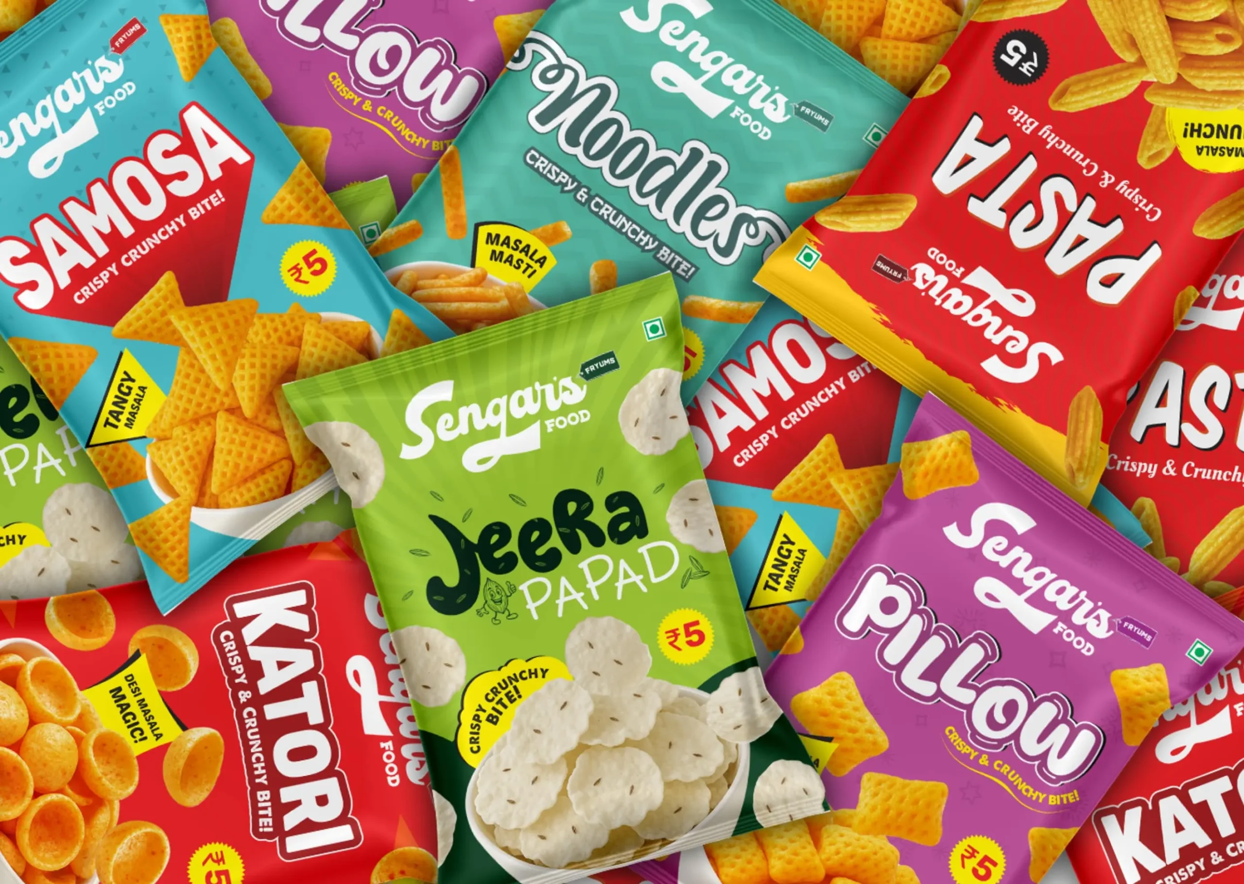 Sengar's Food Brand Identity Design