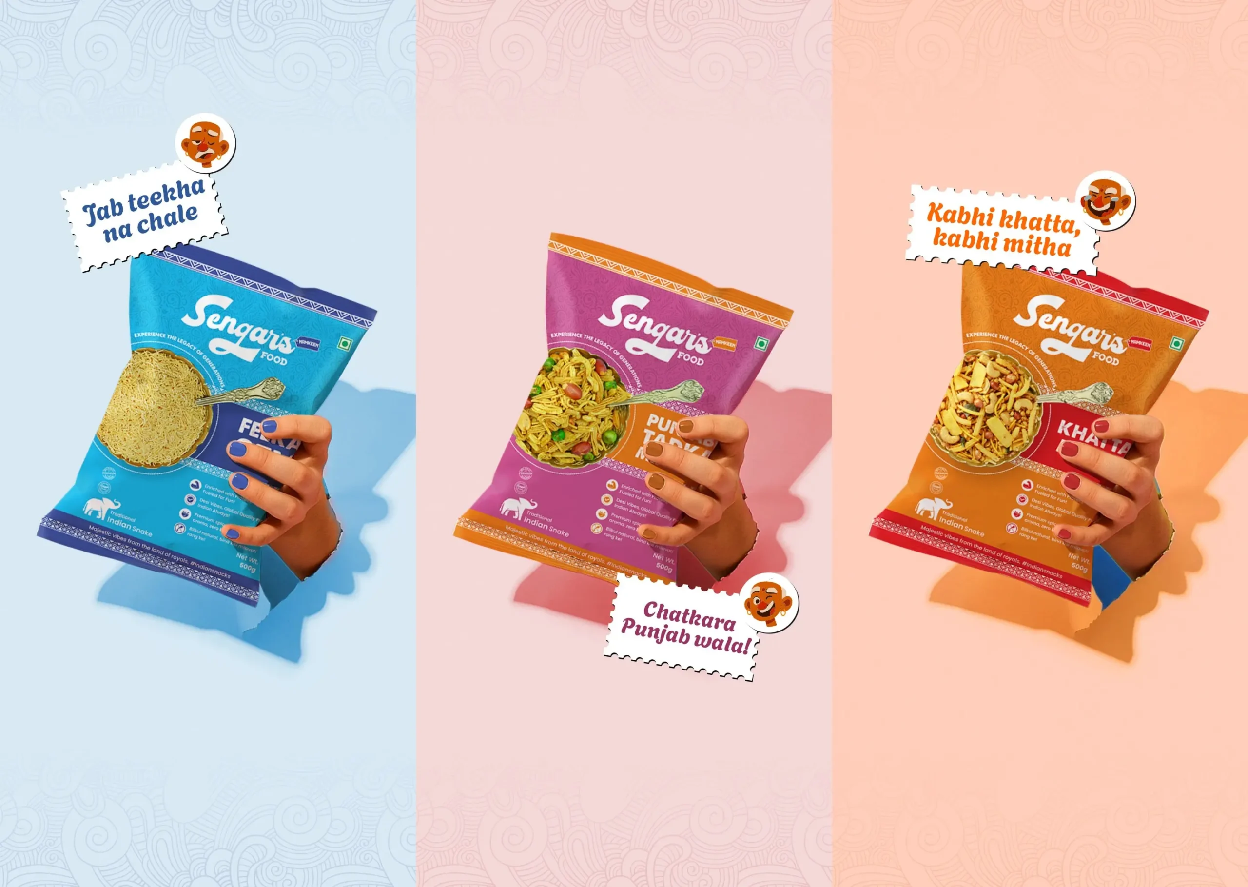 Sengar's Food Brand Identity Design