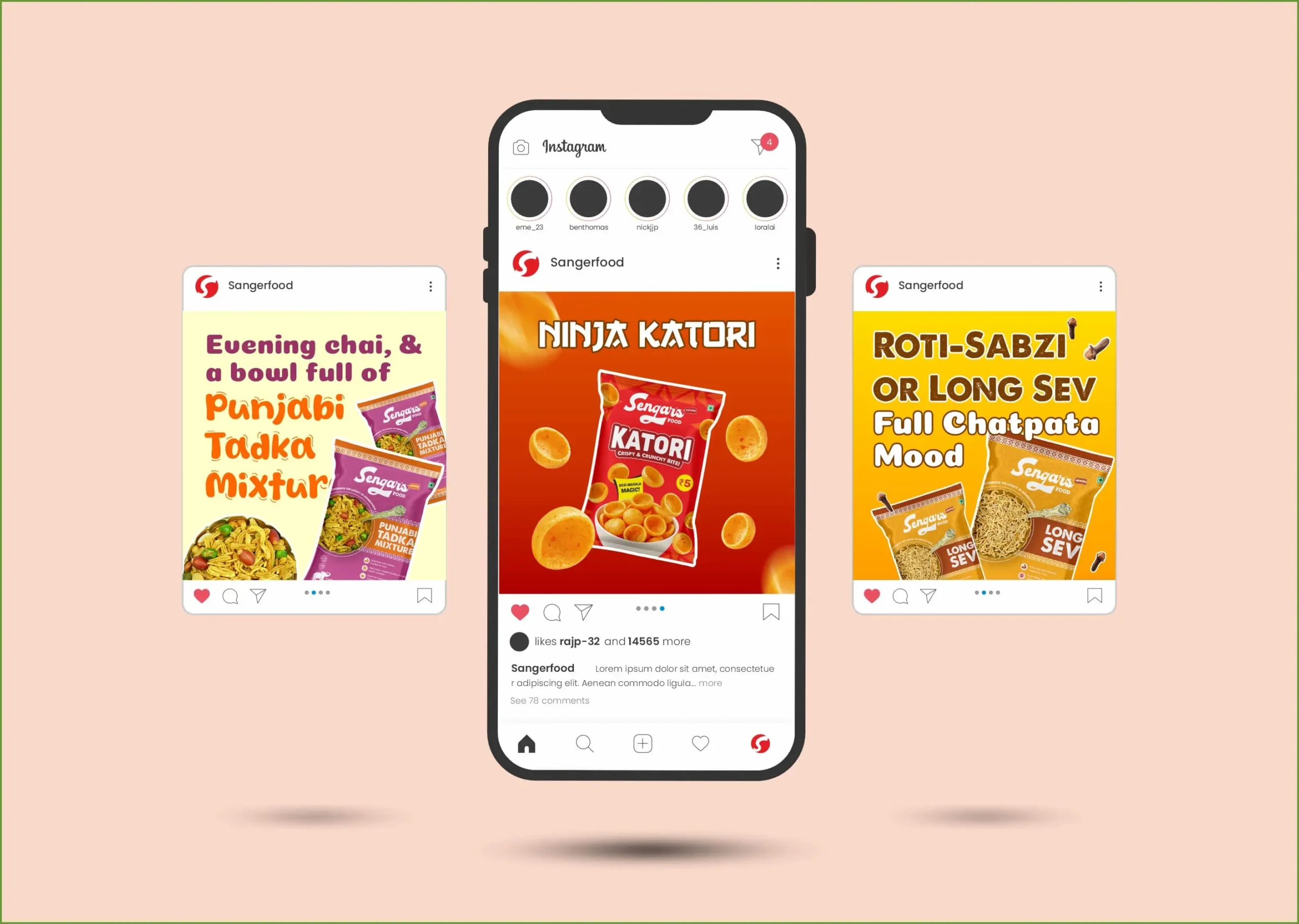 Sengar's Food Brand Identity Design