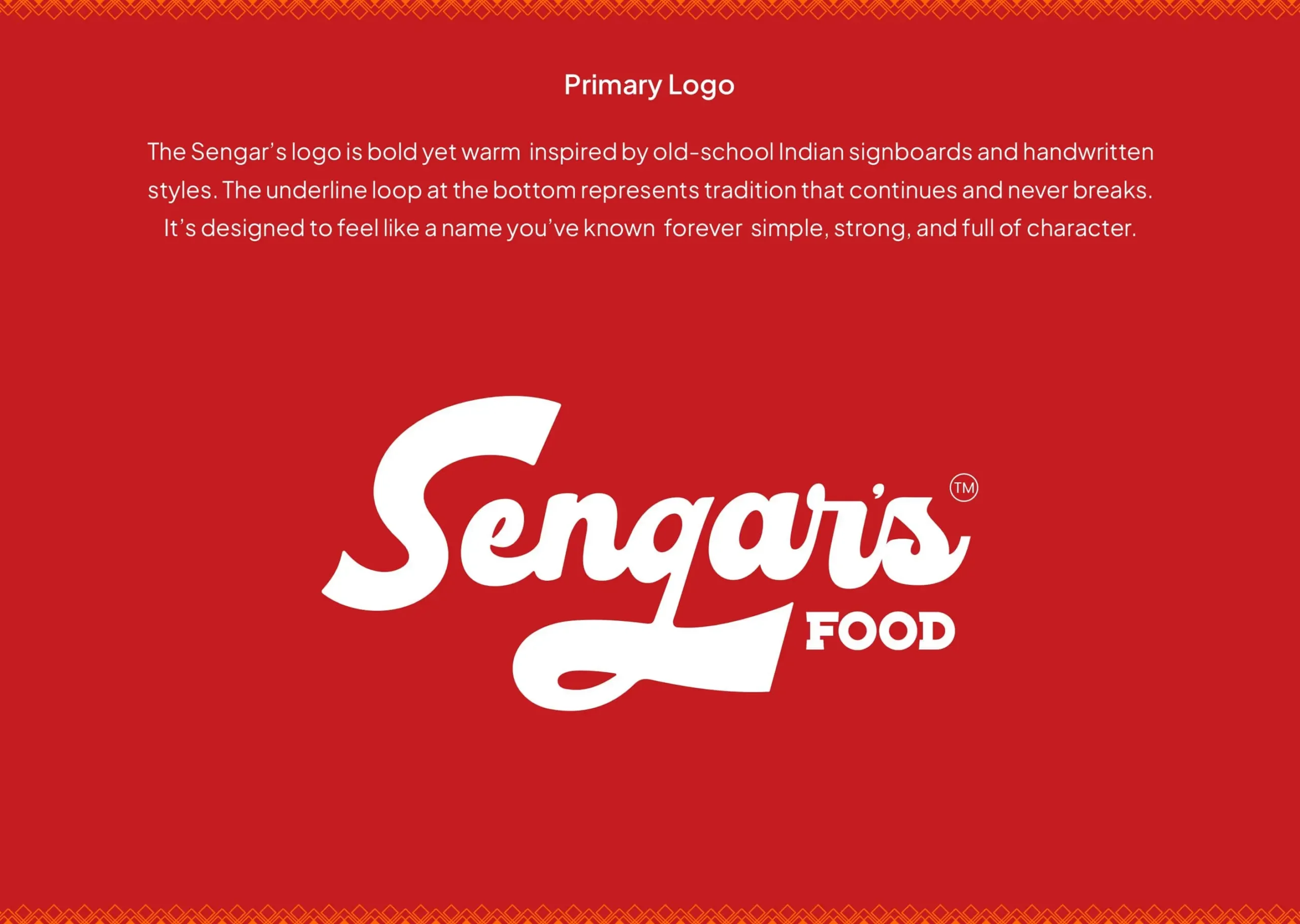 Sengar's Food Brand Identity Design