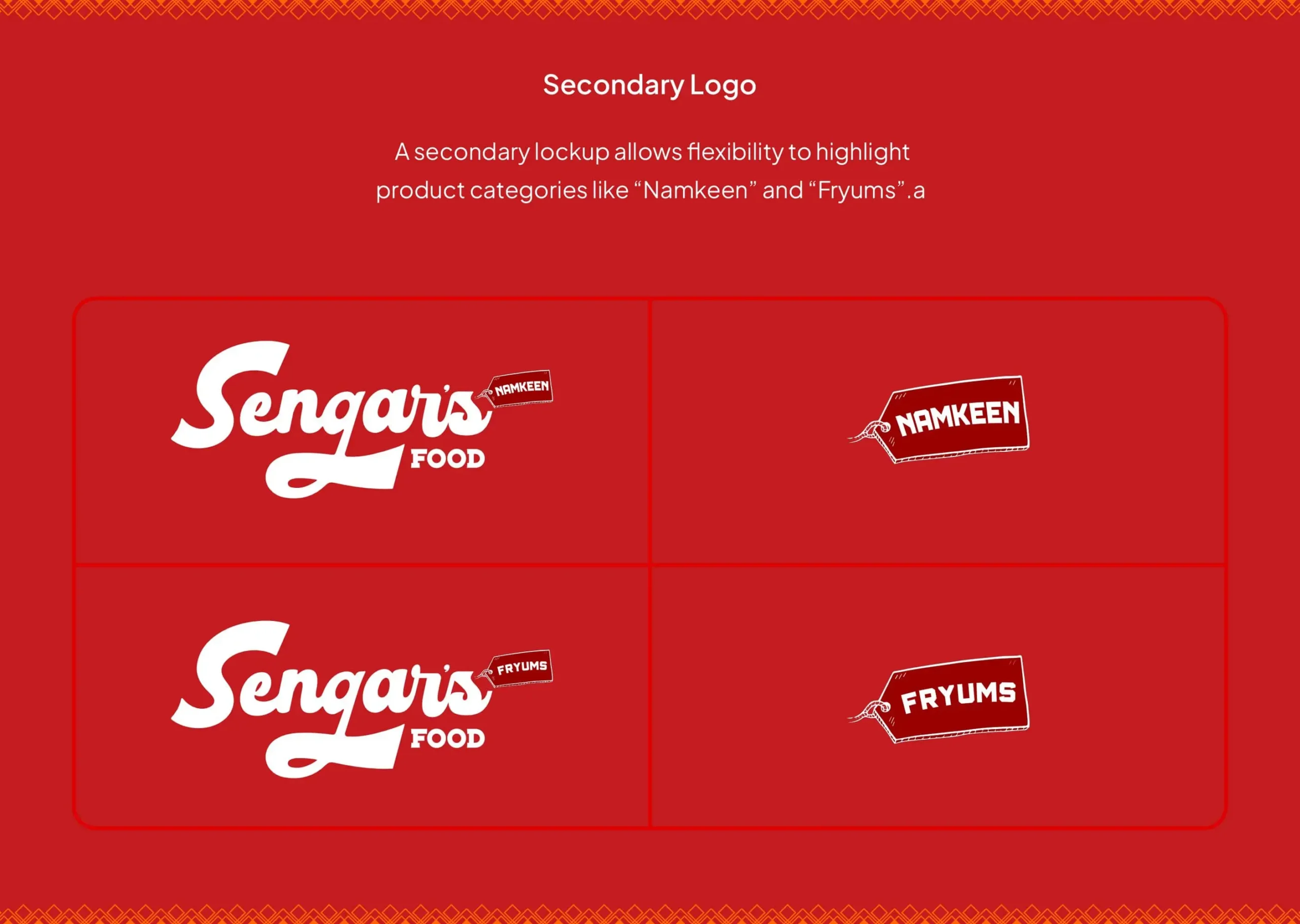 Sengar's Food Brand Identity Design