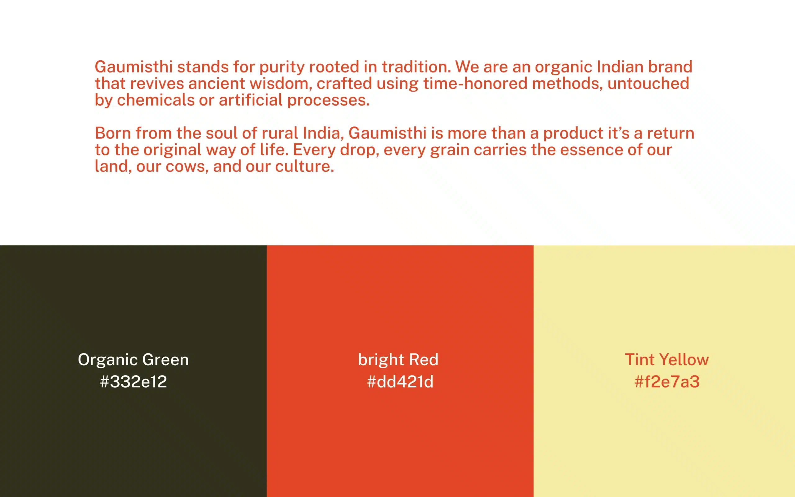 Gaumishthi Brand Identity Design