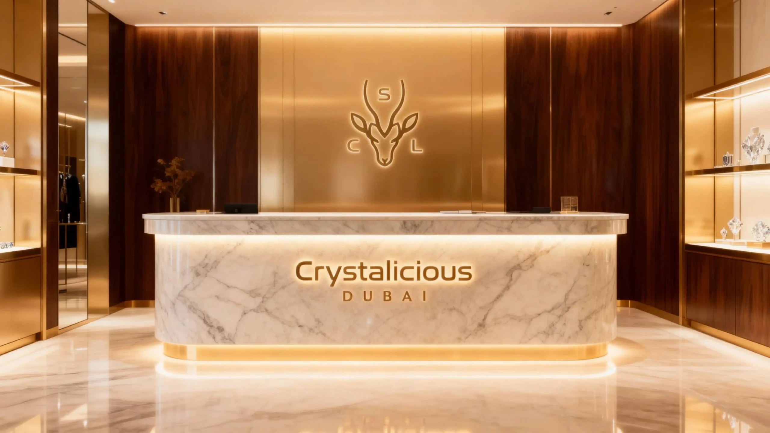 Crystalicious Dubai Brand Identity