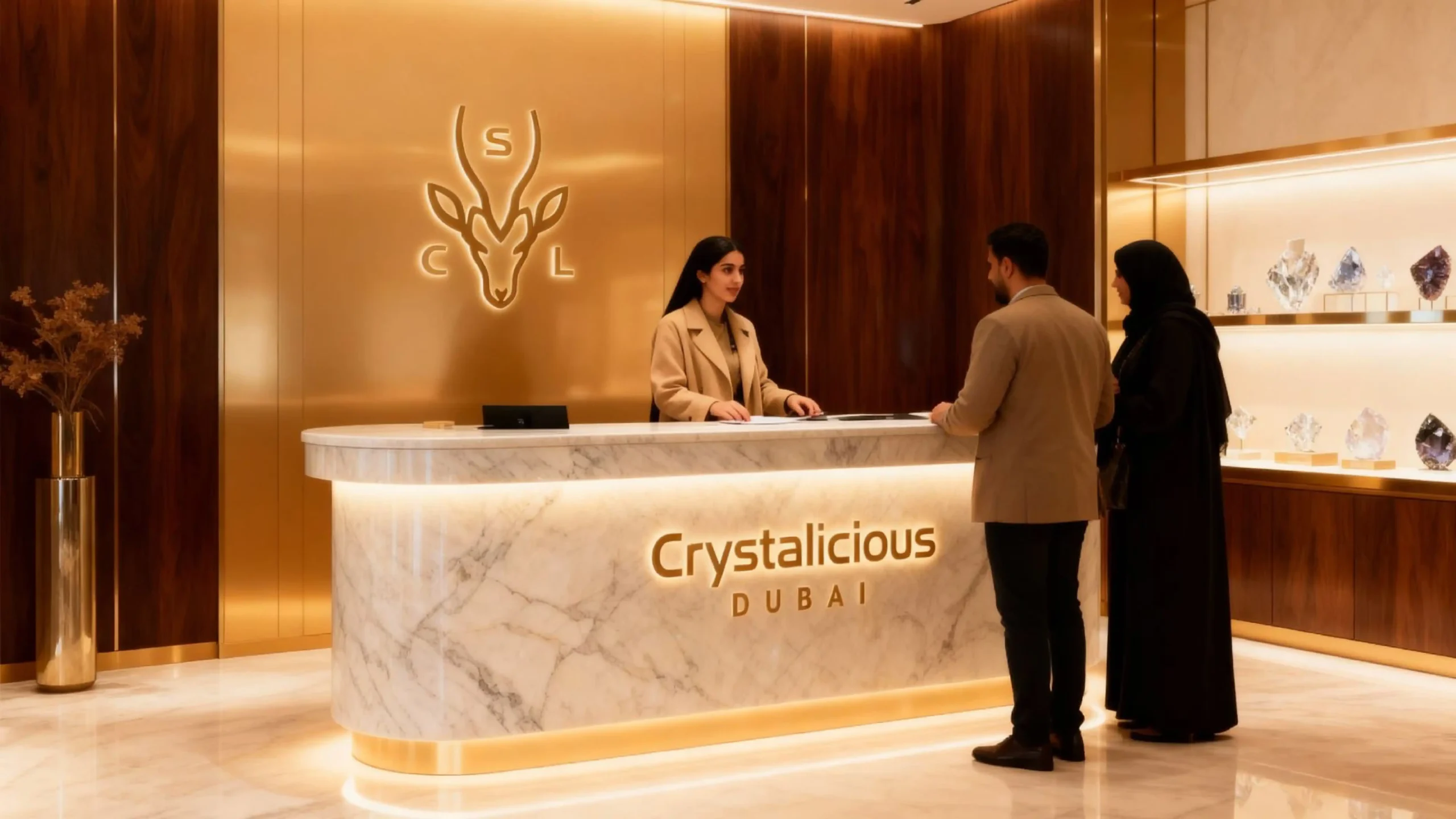 Crystalicious Dubai Brand Identity