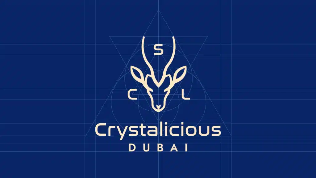 Crystalicious Dubai Brand Identity