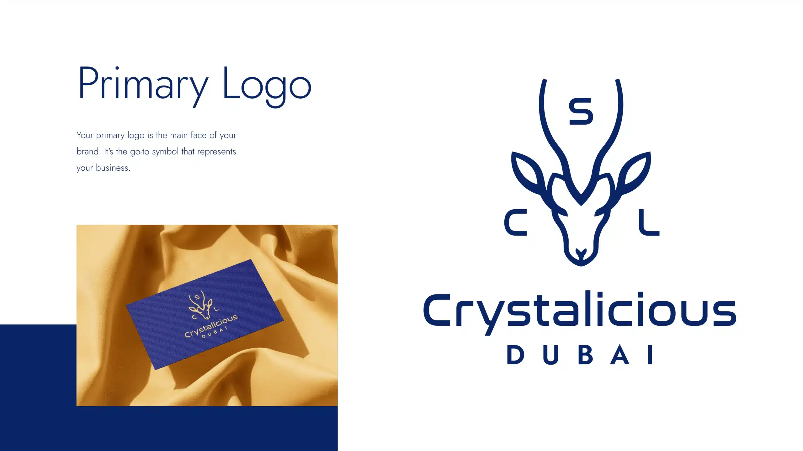 Crystalicious Dubai Brand Identity