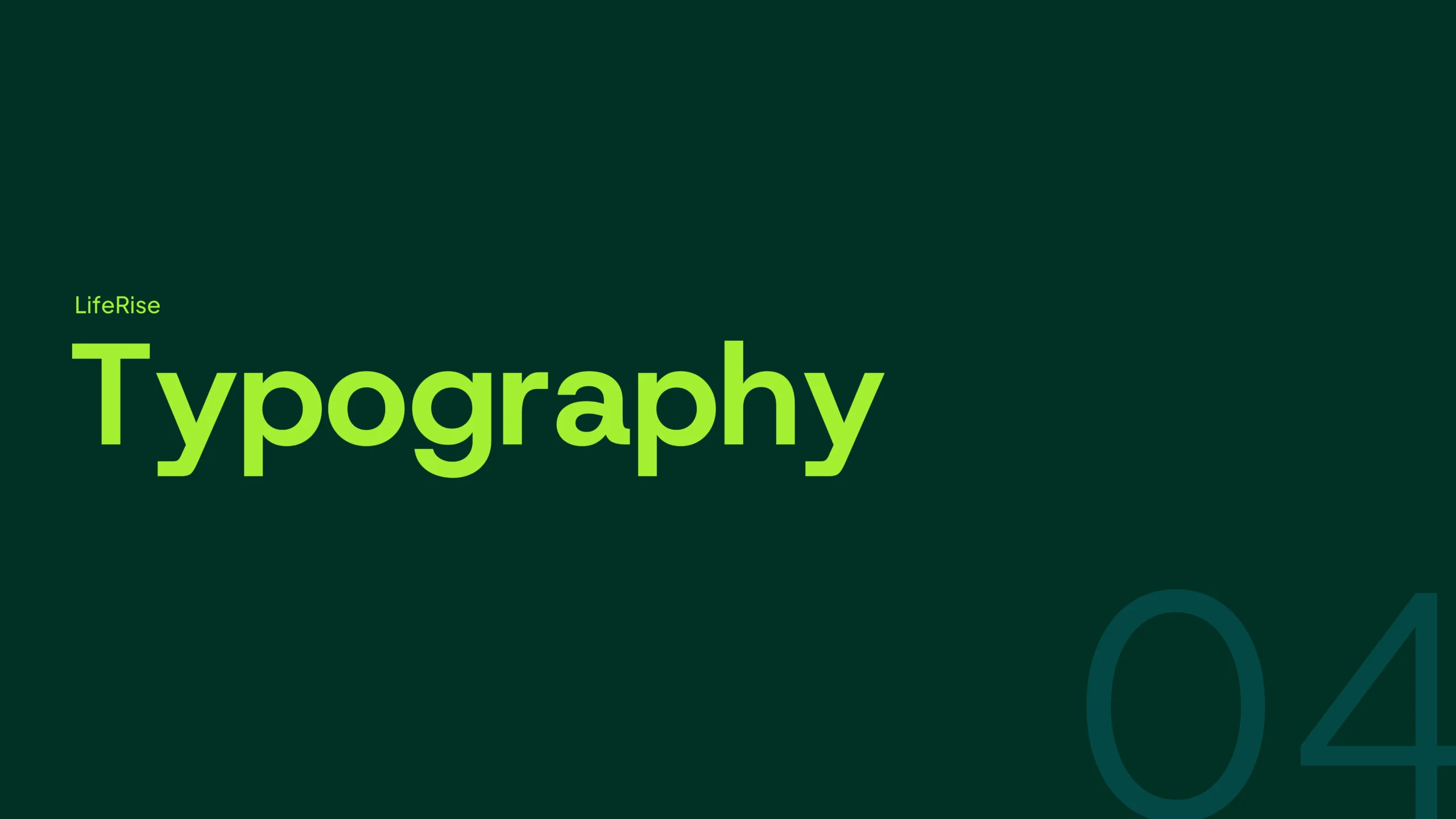 LifeRise Brand Identity and Brand Strategy