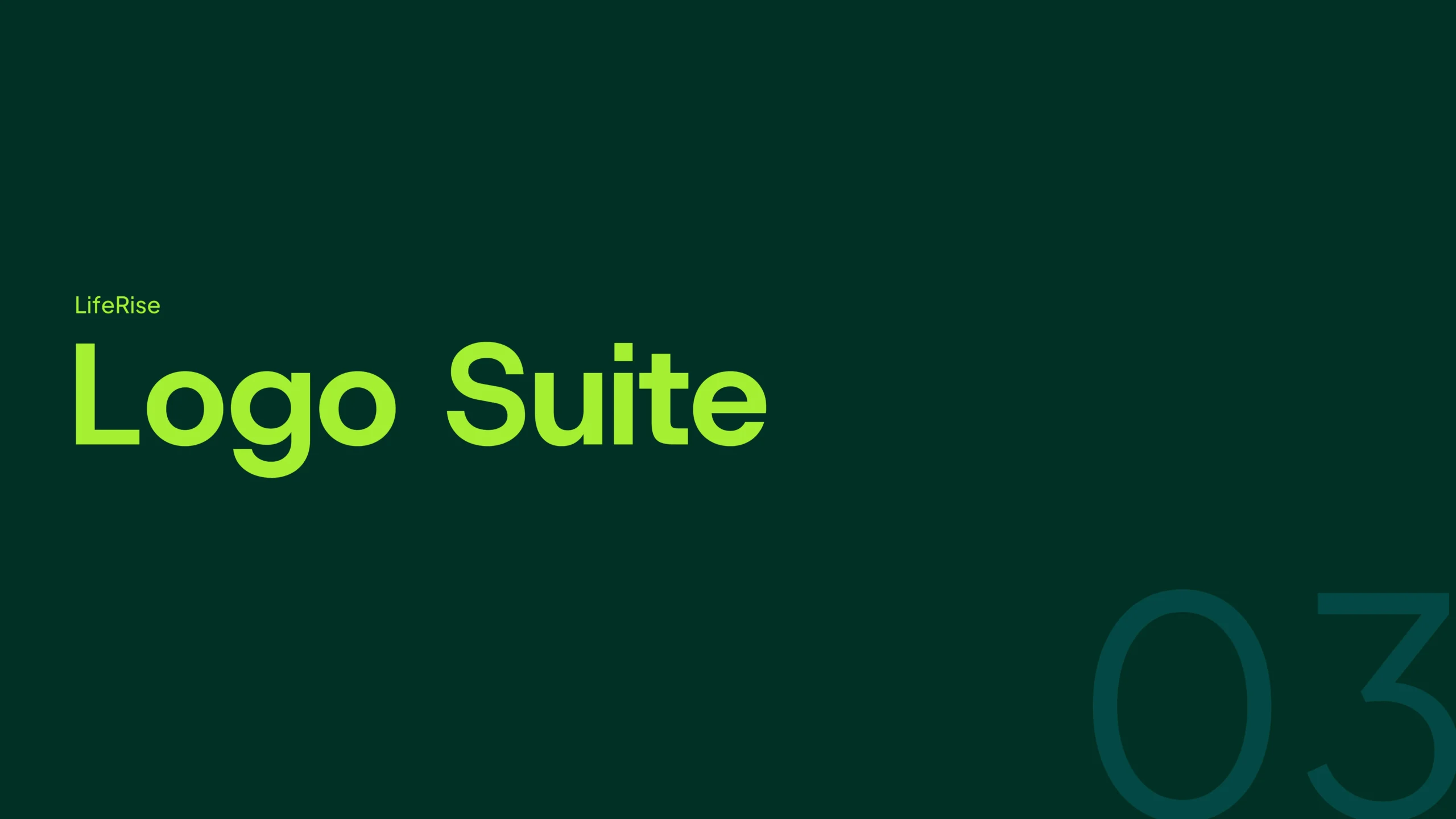 LifeRise Brand Identity and Brand Strategy