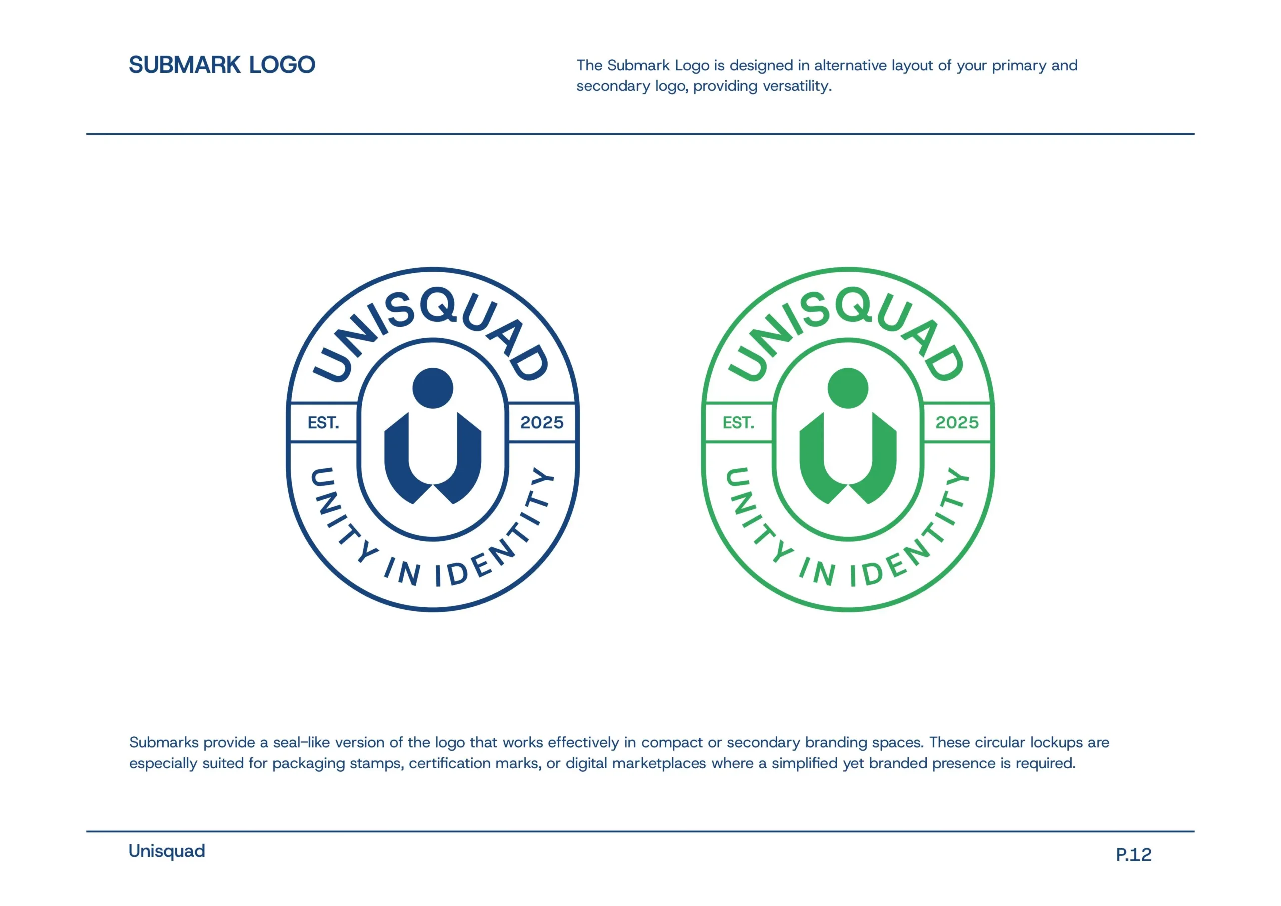 Unisquad Brand Identity and Brand Strategy