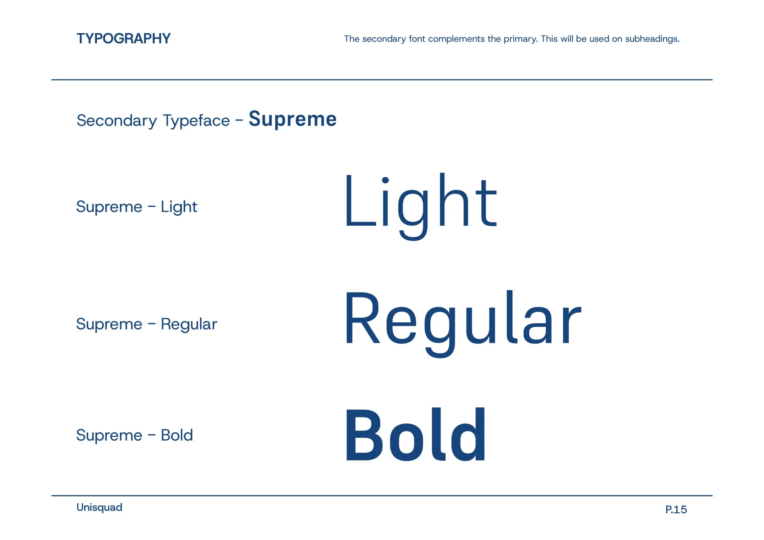Unisquad Brand Identity and Brand Strategy