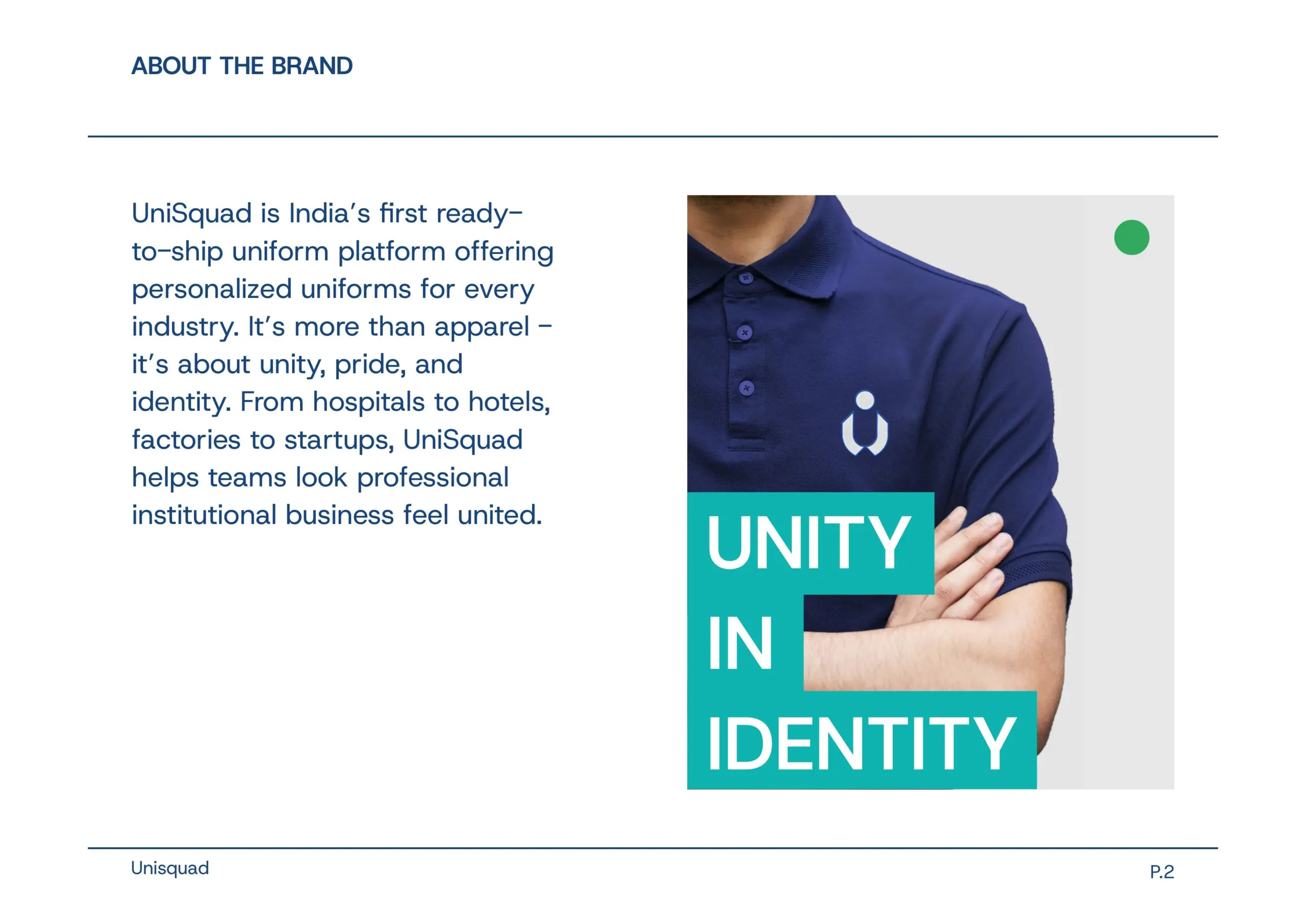 Unisquad Brand Identity and Brand Strategy