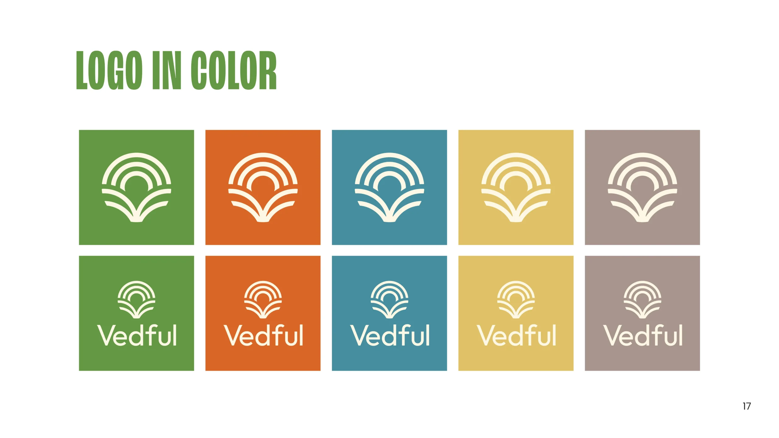 Vedful Brand Identity and Brand Strategy